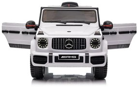 Elektrické autíčko Baby Mix Mercedes-Benz G63 AMG white
