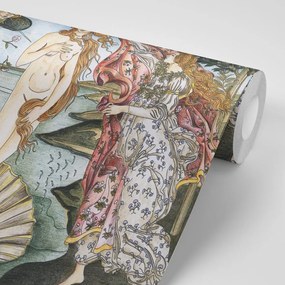 Tapeta reprodukcia Zrodenie Venuše - Sandro Botticelli - 225x150