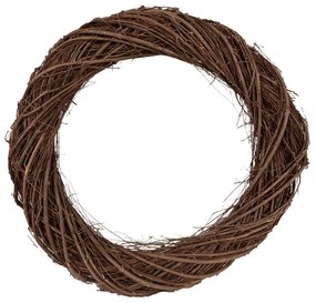 Prírodné hnedé prútené srdce Woodly S - 30*3*30 cm