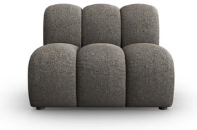 Tmavosivý modul pohovky (stredový diel) Lupine – Micadoni Home