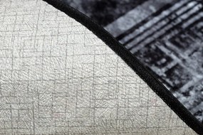 Dywany Łuszczów, Kusový koberec Miro 51278.810 Marble black/white, 80x150, čiernobiela, chodba / predsieň
