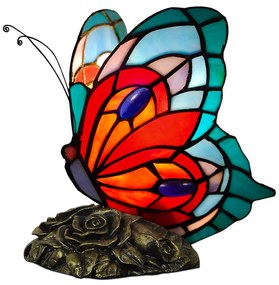 Lampa tiffany 21*21*15 MOTÝĽ