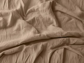 Mušelínové obliečky PURELY svetlohnedé Rozmer obliečok: 2 ks 80 x 80 cm | 200 x 200 cm