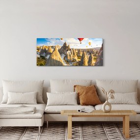 Obraz - Teplovzdušné balóny (120x50 cm)