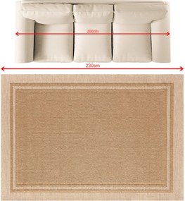 Koberec Sienna camel 160x230 cm