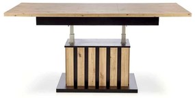 Konferenčný stolík Baretti, dub artisan / čierna