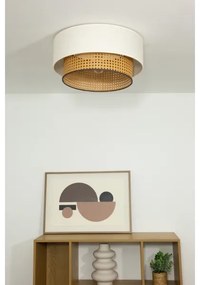 Stropné svietidlo NATIA 1xE27/60W/230V biela/hnedá