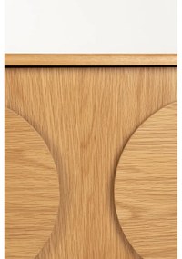 Nízka komoda v dekore duba v prírodnej farbe 120x58 cm Groove - Zuiver