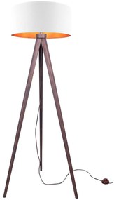 Podlahová lampa SHADE, 1x textilné tienidlo (výber zo 4 farieb), (výber z 5 farieb konštrukcie), (fi 44cm), G