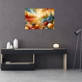 Obraz - Pestrofarebná lúka (70x50 cm)