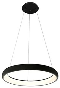 Dizajnový LED luster Antonio 41 Cct čierna+ diaľkové ovládanie