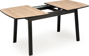 Rozkladací jedálenský stôl Barril 130/170 cm dub artisan/čierny