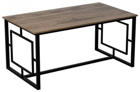 Jedálenský stôl Alin orech/čierny