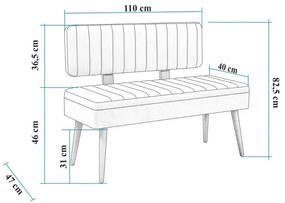 Lavica Vena Dark Blue