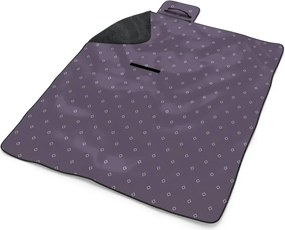 Sablio Plážová deka Biele štvorce: 200x140 cm