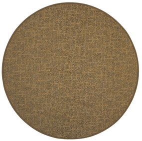Vopi koberce Kusový koberec Alassio zlatohnedý okrúhly - 100x100 (priemer) kruh cm