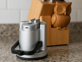 Elektrický ostrič nožov a nožníc s technológiou motorového brúsenia s USB nabíjaním - VERK