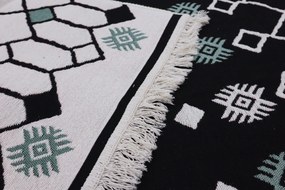 Praktik home, TRHÁK: Kusový koberec Natur Odra, 120x170, čiernobiela, chodba / predsieň