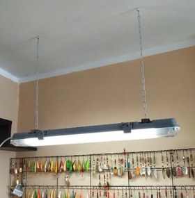 Hermetické LED svietidlo 120 cm + 2x neutrálne žiarivky