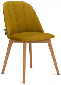 Konsimo Sp. z o.o. Sp. k. Jedálenská stolička RIFO 86x48 cm žltá/buk KO0086