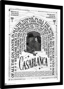 Rámovaný Obraz - Casablanca - Warner 100th