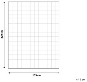 Perina polyester / bavlna 155 x 220 cm KORAB  Beliani