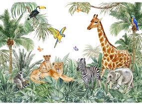 Fototapeta XXL Jungle 360 x 254 cm, 4 diely