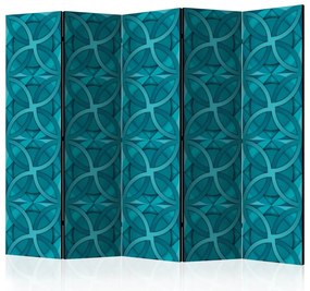 Artgeist Paraván - Geometric Turquoise II [Room Dividers]