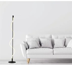 Searchlight EU57213BK - LED Stmievateľná stojacia lampa REMY LED/20W/230V čierna