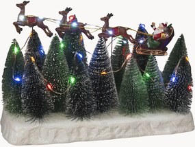 Vianočná LED dekorácia's časovačom Christmas Sleigh
