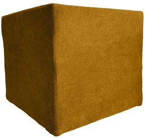 Taburetka kocka Curio 48 horčicová