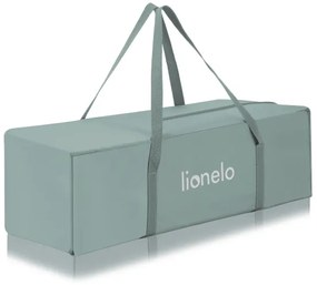 Lionelo - Cestovná postieľka LAURA šalviová zelená