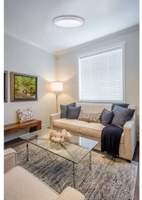 LED Stropné svietidlo FENIX LED/32W/230V 3800K pr. 40 cm snehovo biela