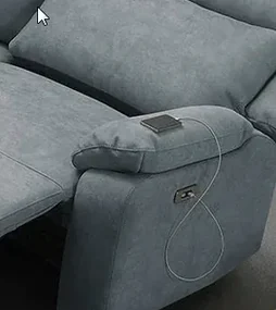 Kožená sedacia súprava CONTINENTAL rohová s funkciou relax, elektrické, cappuccino (cappuccino 313)