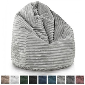 Sedací vak Bag Sako L Stripe Farba: Zelený