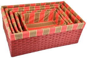Úložný box červený Rozměry (cm): 30x20, v. 12