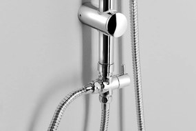 Aqualine Aqualine, KERA sprchový stĺp s pripojením na batériu, chróm, SL430