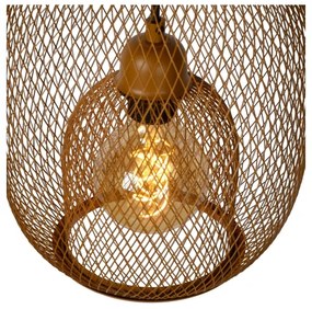 Lucide 78396/01/43 - Luster na lanku JERREL 1xE27/40W/230V hnedá