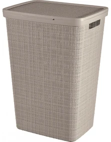 Curver Kôš na špinavú bielizeň Jute 58 l, taupe