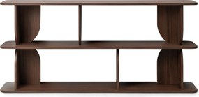 Regál Loocky 74 cm ořech Warmia