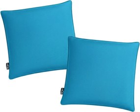 Sada 2 ks vonkajších vankúšov CALINO 45x45 cm, azúrové