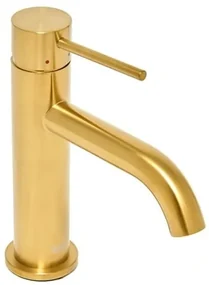 Umývadlová batéria SAT Aurum bez výpuste brúsená zlatá SATBAUR271BG