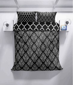 ECOMATRACE Bavlnené obliečky Castle čierne