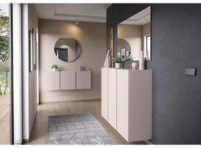 Krémová/v prírodnej farbe predsieňová zostava 168x200x27 cm Libbiano – Germania