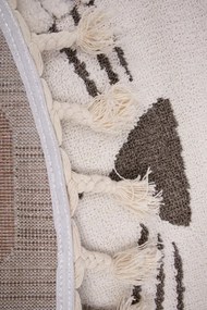 Koberec SKANDI KIDS A1095A béžový / oranžový kruh