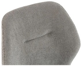 Svetlosivé čalúnené jedálenské stoličky v súprave 4 ks Ansu – Marckeric