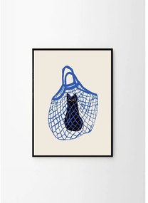 Plagát 30x40 cm The Cat’s In The Bag – Chloe Purpero Johnson – The Poster Club