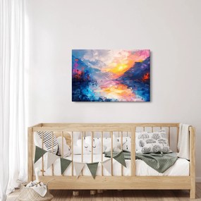 Obraz - Maľba krajiny (90x60 cm)