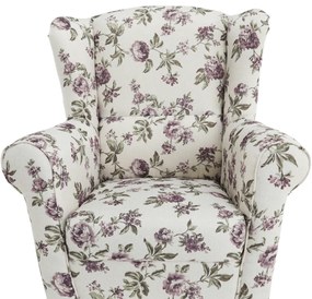 Tempo Kondela Kreslo ušiak, látka rose 18, CHARLOT