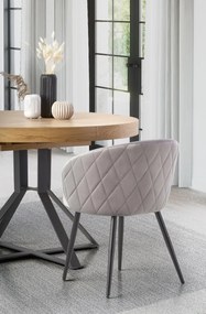 Jídelní rozkládací stůl Mercy 120/160 cm dub craft zlatý